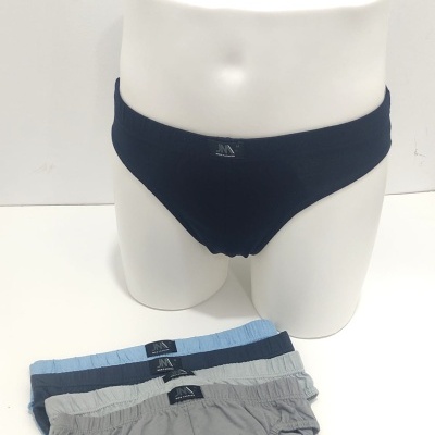 Slip homem 100% algodão (Pack5)