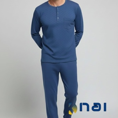 Pijama 100%Algodão cardado Botões X JM