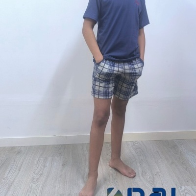 Pijama Calção 100% Algodão Adolescente RS