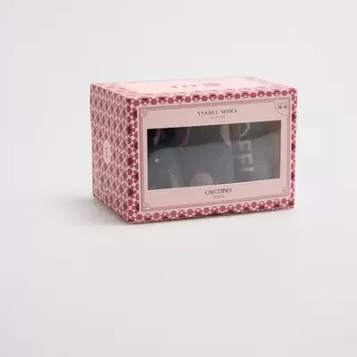 Meia Senhora Caixa 3 pares desenho Ysabel Mora12971