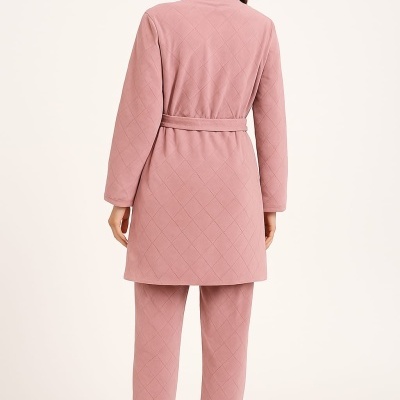 Pijama Veludo cardado 3 peças