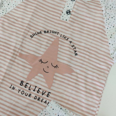 Pijama Calção 100% Algodão Dueto