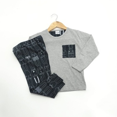 Pijama 100% Algodão Menino Monstrinhos