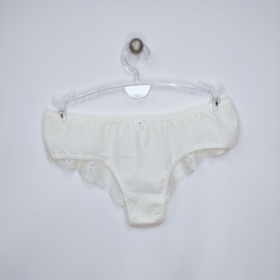 Cueca Algodão/Renda Rabo ( Pack 4)