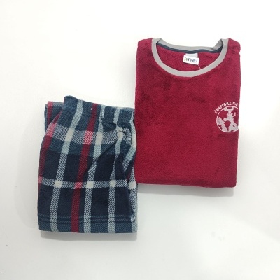 Pijama coralina Bordado