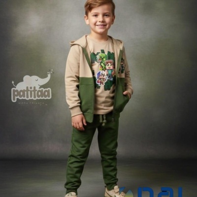 Fato Treino Minecraft 3 peças