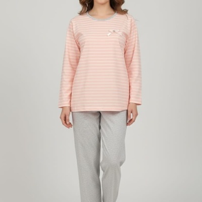 Pijama 100% algodão Riscas