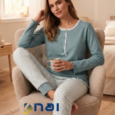 Pijama 100% Algodão Cardado Dotti Tam. XXL