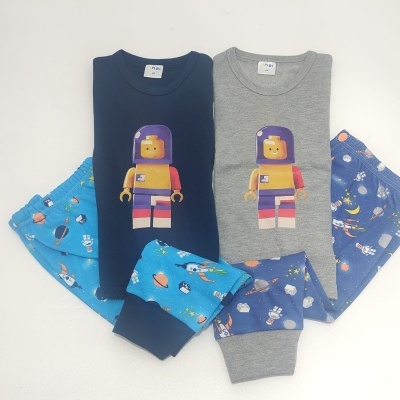 Pijama cardado 100% Algodão Lego