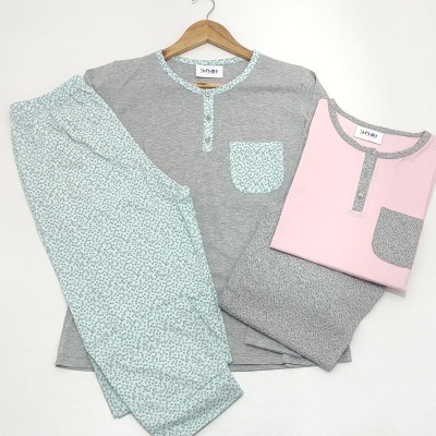 Pijama 100% Algodão c/ Botões