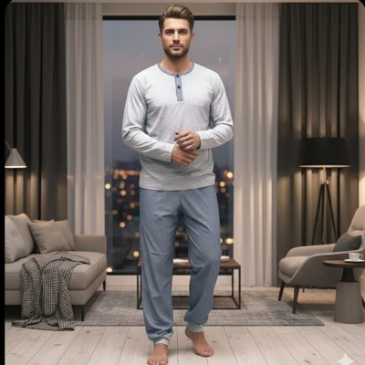 Pijama 100% Algodão Homem 2025