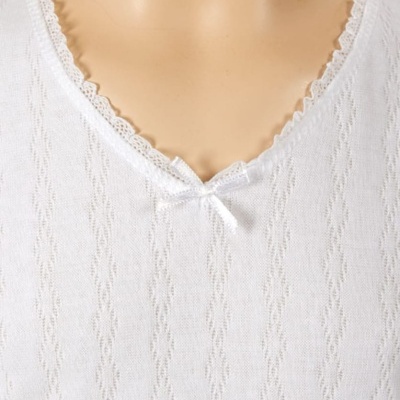 Camisola Interior Cardada 100% Algodão (pack3)