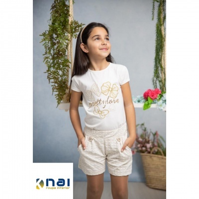 Conjunto Calção " Dourado "