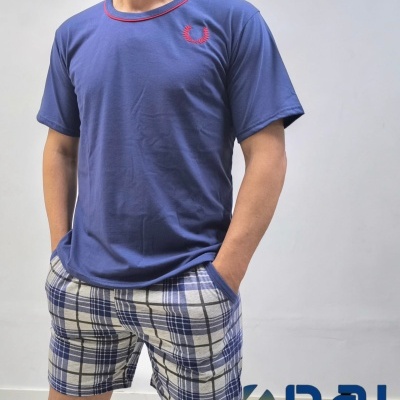 Pijama calção 100% Algodão RS