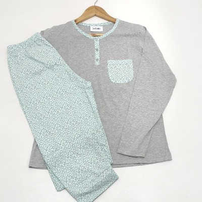 Pijama 100% Algodão c/ Botões