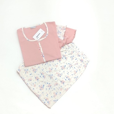 Pijama Calção 100% Alg. Dotty  Tam. XXL                                      Vários Modelos