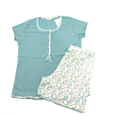 Pijama Calção 100% Alg. Dotty  Tam.2 (3XL)                                                              Vários Modelos