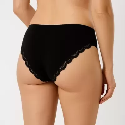 Cueca Lisa Algodão Renda A36 ( pack 4 )