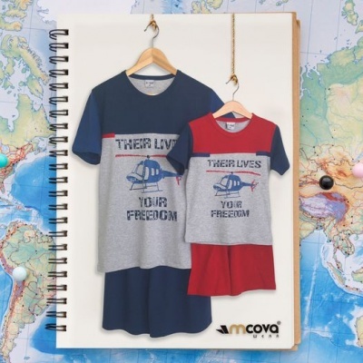 Pijama Calção Heli 100% Algodão