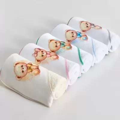 Toalha Banho Bébe ( Vários desenhos)