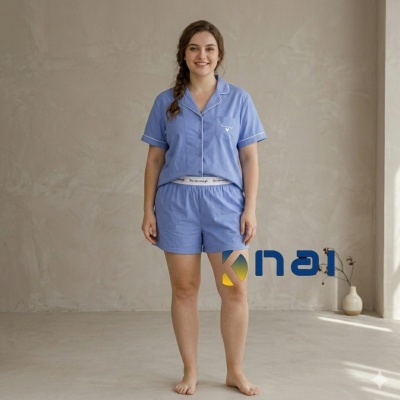 Pijama Camiseiro 100% Algodão Tress
