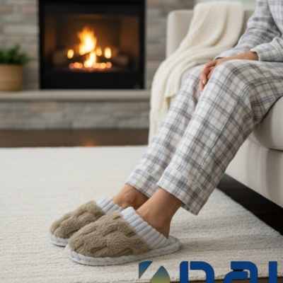 Chinelo de casa Senhora Felpudo