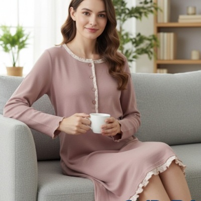 Tunica Manga Comprida 100% Algodão Cardada Dotti