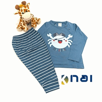 Pijama Bebé Calça 100%Algodão