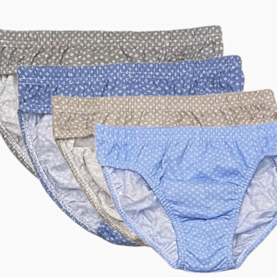 Bikini Homem 100%Algodão (Pack 4)