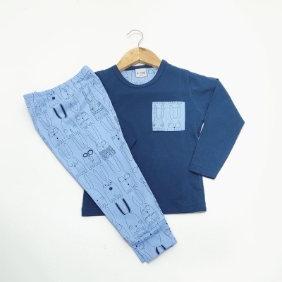 Pijama 100% Algodão Menino Monstrinhos