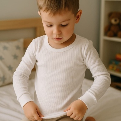 Camisola Interior Cardada 100% Algodão (Pack 3)