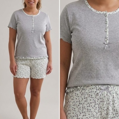 Pijama Calção 100% Alg. Dotti  Tam.XL                                              Vários Modelos