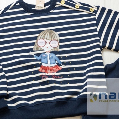 Fato de Treino Boneca Riscas