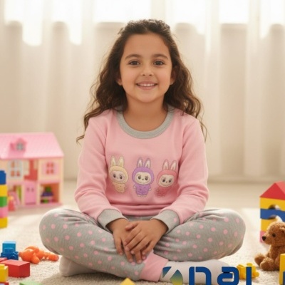 Pijama Cardado 100% Algodão Labubu