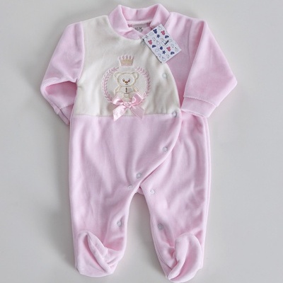 Babygrow Veludo " Urso"