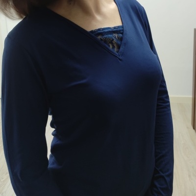 Pijama Renda Malha Modal