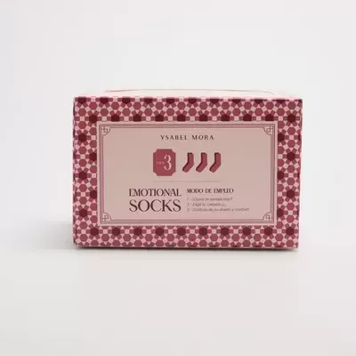 Meia Senhora Caixa 3 pares desenho Ysabel Mora12971