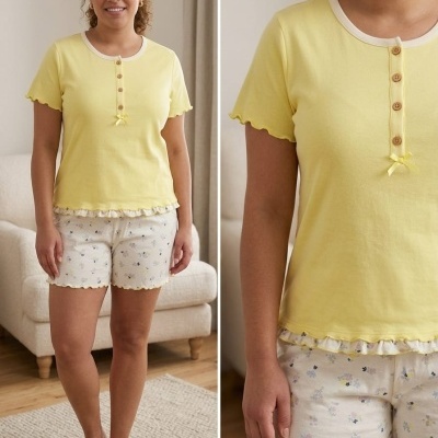 Pijama Calção 100%Alg. Dotti  Tam.M                                                                  Vários Modelos