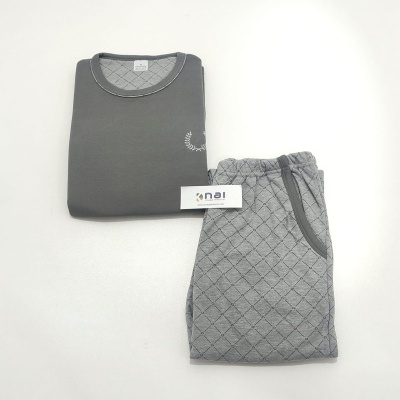 Pijama 100% Algodão Cardado Cotoveleiras