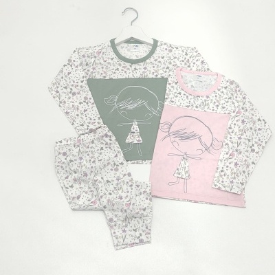 Pijama 100% Algodão Boneca Menina