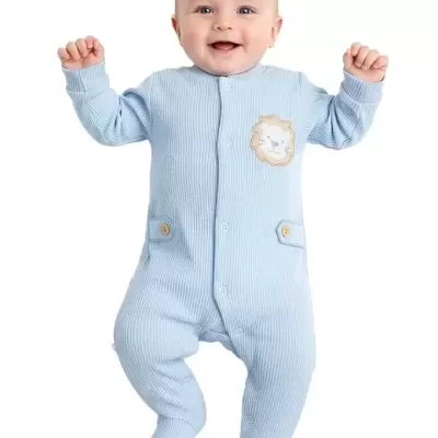 Babygrow Algodão Menino Leão