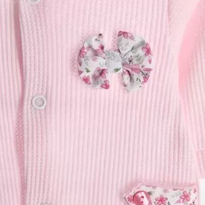 Babygrow Algodão Menina Laço