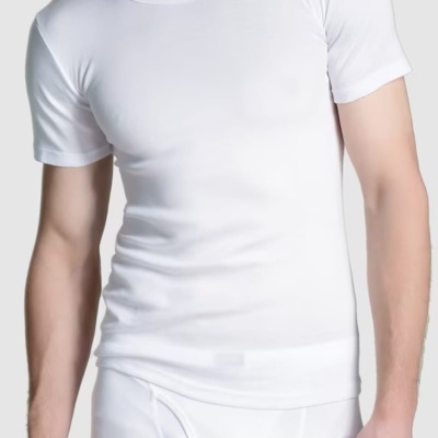 Camisola 100%Alg. cardado Meia Manga