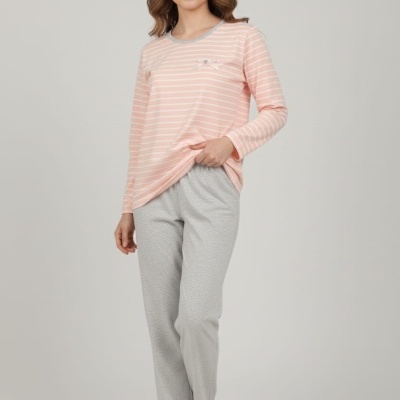 Pijama 100% algodão Riscas