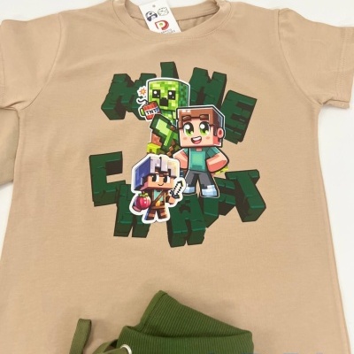 Fato Treino Minecraft 3 peças