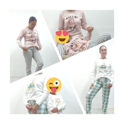 Pijama 100% Algodão Cardado - vários desenhos