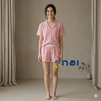 Pijama Camiseiro 100% Algodão Tress