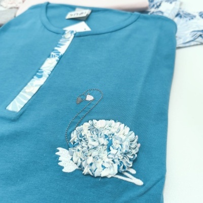 Pijama Calção Flamingo