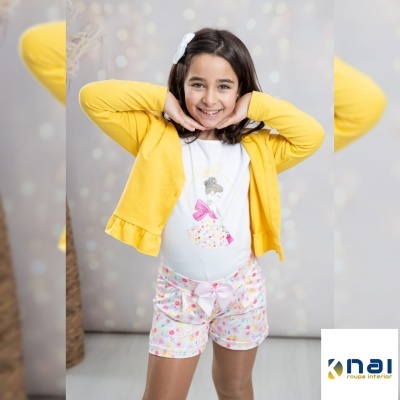 Conjunto 3 Peças - Calção Flores