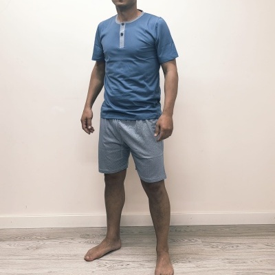 Pijama 100% algodão Calção